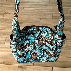 Vera Bradley Java Blue shoulder bag.